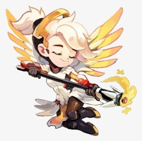 Mercy Overwatch Chibi, HD Png Download, Transparent PNG