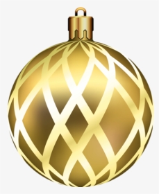 Christmas Ball Decorations Messages Sticker-0 - Hanging Gold Christmas Decorations, HD Png Download, Transparent PNG