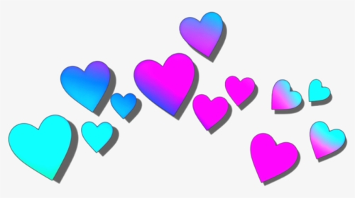 #ftestickers #hearts #crown #heartcrown #holographic - Heart, HD Png Download, Transparent PNG
