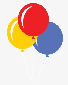 Red Yellow Blue Balloons Png, Transparent Png, Transparent PNG