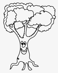 Clipart - Tree With A Face Clipart, HD Png Download, Transparent PNG