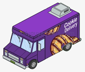 Gurl Scout Cookie Truck - Cookie Delivery Truck Clipart, HD Png Download, Transparent PNG