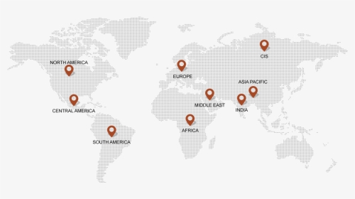 Indofil Market World Map - Map, HD Png Download, Transparent PNG