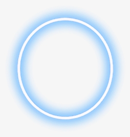 #blue #light #bluelight #neon #bluecircle #circle #neoncircle - Circle, HD Png Download, Transparent PNG