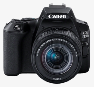 Eos 250d - Canon Eos 250d 18 55mm Kit Black, HD Png Download, Transparent PNG