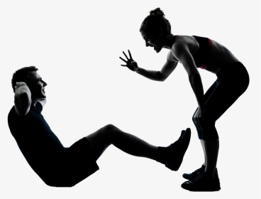 Personal Trainer Animations Black And White, HD Png Download, Transparent PNG