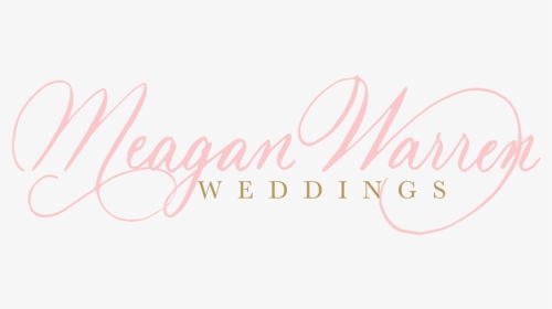 Meagan Warren Weddings Logo - Calligraphy, HD Png Download, Transparent PNG