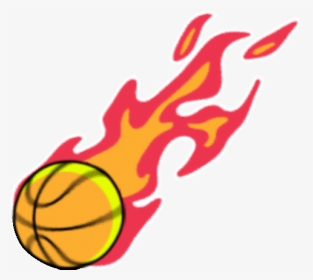 Basketball On Fire Animated, HD Png Download, Transparent PNG