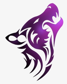 Transparent Howling Wolf Tattoo Designs Silhouette, - Tribal Wolf Tattoo, HD Png Download, Transparent PNG