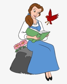 Belle Clip Art Disney Clip Art Galore - Beauty And The Beast Belle Clipart, HD Png Download, Transparent PNG