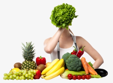 Transparent Fruits And Vegetables Png - People Posing With Food, Png Download, Transparent PNG
