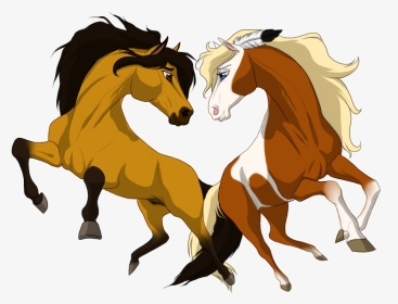 Horse Drawing Deviantart Animation - Spirit And Rain Horse Drawing, HD Png Download, Transparent PNG