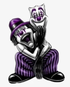 #joker #clown #purple #goth #mask #clowncore #metal - Clown Homies 2 Face, HD Png Download, Transparent PNG