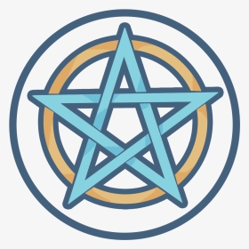 Pentagram , Png Download - Teal Star Clip Art, Transparent Png, Transparent PNG
