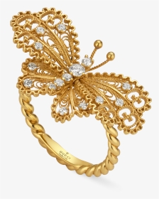 Gucci Le Marché Des Merveilles Diamond And Yellow Gold - Brooch, HD Png Download, Transparent PNG