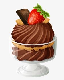 Chocolate Ice Cream Sundae Png Clip Art Picture - Ice Cream And Cold Drink, Transparent Png, Transparent PNG