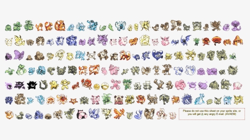 Pokemon Yellow Sprites, HD Png Download, Transparent PNG
