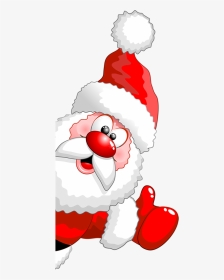 Santa With Moose Clipart - Père Noel Clipart, HD Png Download, Transparent PNG