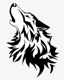 Cartoon Wolf Head Howling, HD Png Download, Transparent PNG