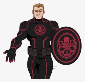 Hydra Drawing Captain America - Captain Hydra Fan Art, HD Png Download, Transparent PNG