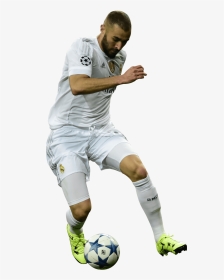 Karim Benzema render - Kick Up A Soccer Ball, HD Png Download, Transparent PNG