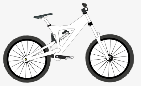 Net � Clip Art � Machovka Bike Downhill Black White - Scott Spark 50 2013, HD Png Download, Transparent PNG
