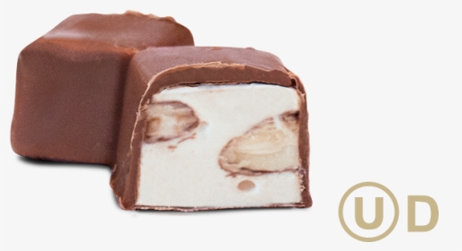 Luxury Soft Nougat Enrobed In Milk Chocolate With Roasted - Dominostein, HD Png Download, Transparent PNG