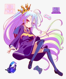 #ngnl #nogamenolife #loli #gaming #shiro #sora #animegirl - No Game No Life Gif Png, Transparent Png, Transparent PNG