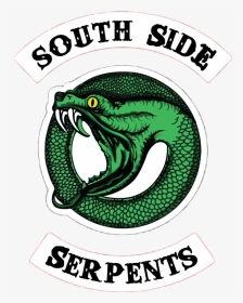 #riverdale #southsideserpents #tonitopaz #jugheadjones - South Side Serpents Logo Snake, HD Png Download, Transparent PNG