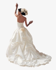 Woman Bride White Dress Wedding - Wedding Bride Png, Transparent Png, Transparent PNG