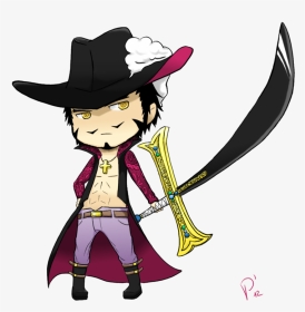One Piece Chibi Mihawk By Pepschan - Dracule Mihawk Chibi, HD Png Download, Transparent PNG