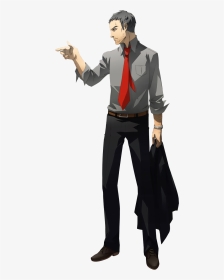 Persona 4 Ryotaro Dojima, HD Png Download, Transparent PNG