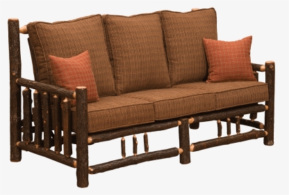 Hickory Log Frame Sofa - Studio Couch, HD Png Download, Transparent PNG