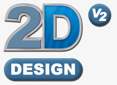 2d Design V2 Logo, HD Png Download, Transparent PNG