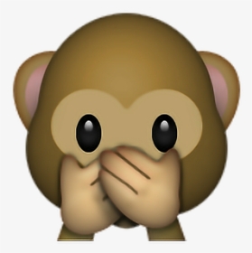 Iphone Emoji Monkey Png, Transparent Png, Transparent PNG
