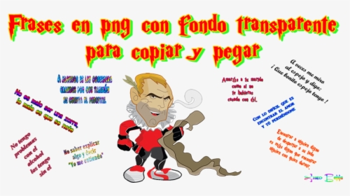 Frases En Png Con Fondo Transparente Para Copiar Y - Cartoon, Png Download, Transparent PNG