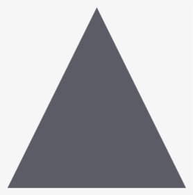 Transparent Grey Triangle Png - Dark Grey Triangle, Png Download, Transparent PNG
