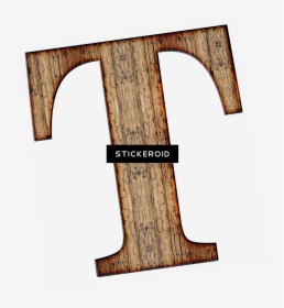 Wooden Capital Letter T - Plywood, HD Png Download, Transparent PNG