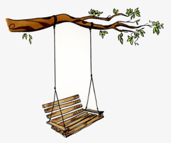 Tree With Tire Swing Clipart , Png Download - Tire Swing Png, Transparent Png, Transparent PNG