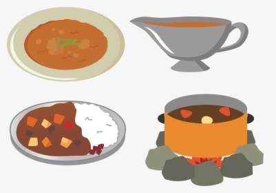 Transparent Coffee Cartoon Png - Curry Rice Food Clipart, Png Download, Transparent PNG
