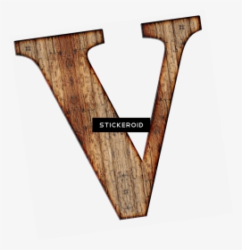 Wooden Capital Letter V transparent PNG - StickPNG