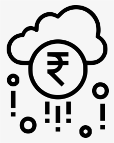 Cloud Earning Fortune Money Raining Success Wealth - Money Cloud Logo Png, Transparent Png, Transparent PNG