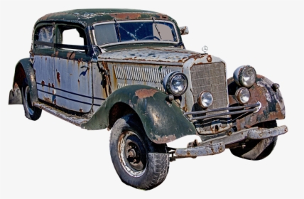Clip Art Rusty Old Truck - Benz Old, HD Png Download, Transparent PNG