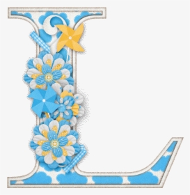 Alfabeto Letra Cursiva - Letra L Flores Png, Transparent Png, Transparent PNG
