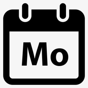 A Square With The Capital Letter M Lower Case O Inside - Calendar 24 Icon Png, Transparent Png, Transparent PNG