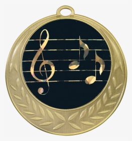 Antique Gold Music Medal - Circle, HD Png Download, Transparent PNG