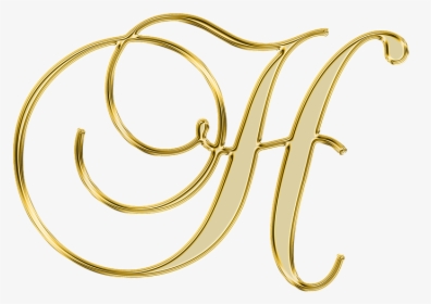 Letter H In Gold, HD Png Download, Transparent PNG