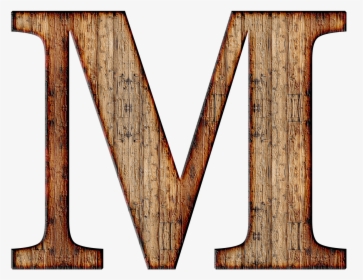Transparent M Png - Wooden Capital Letter M, Png Download, Transparent PNG