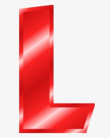 L Letter Png Images - Red Letter L Clipart, Transparent Png, Transparent PNG