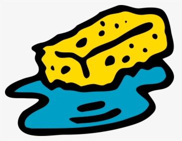 Toad,artwork,yellow - Sponge Clipart, HD Png Download, Transparent PNG